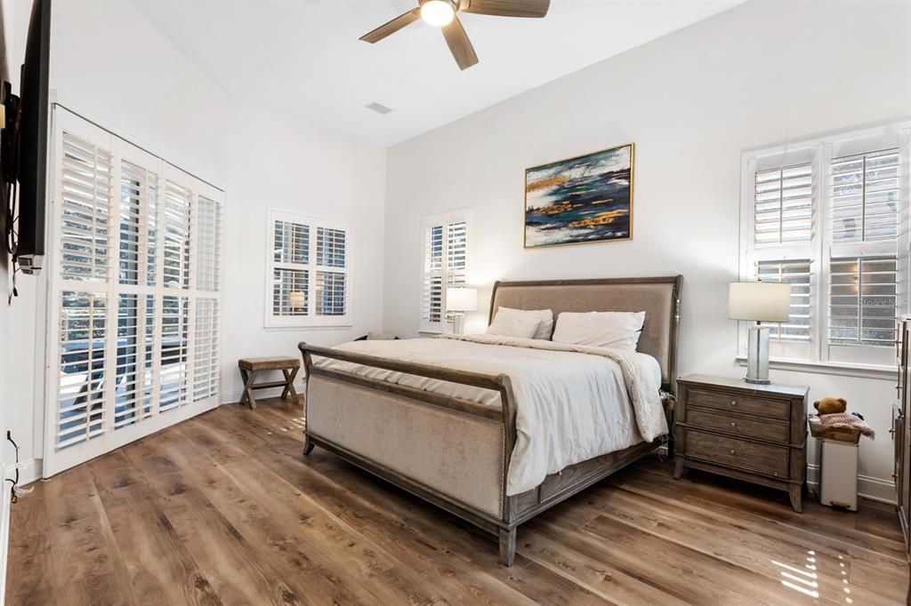 Bedroom, Interior, Wood Texture Flooring