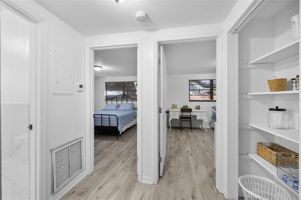 Bedroom, Interior, Wood Texture Flooring