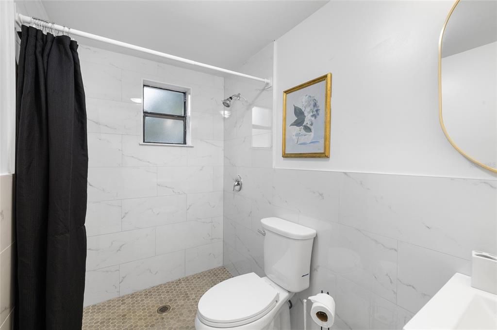 Bathroom, Interior, Marble Walls