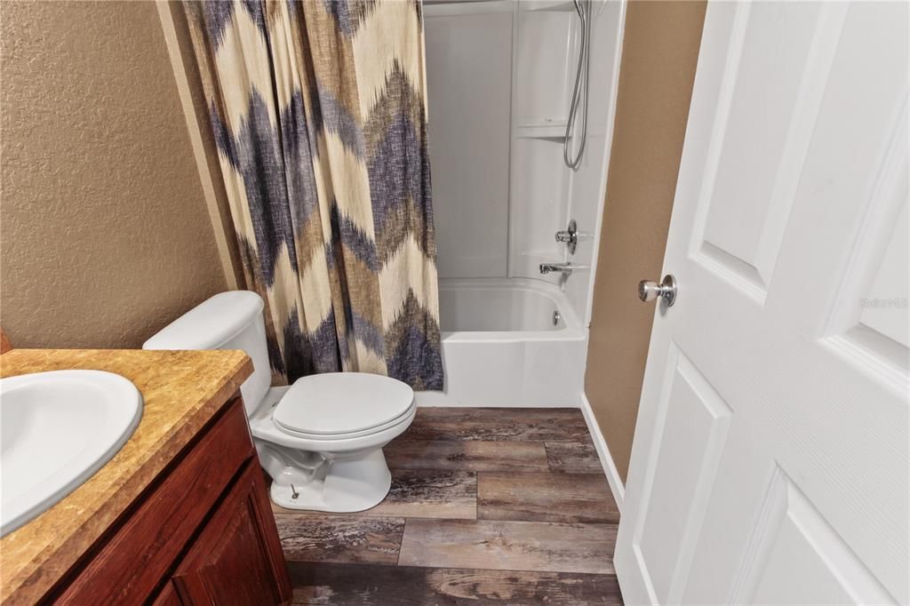 Bathroom, Interior, Wood Texture Flooring