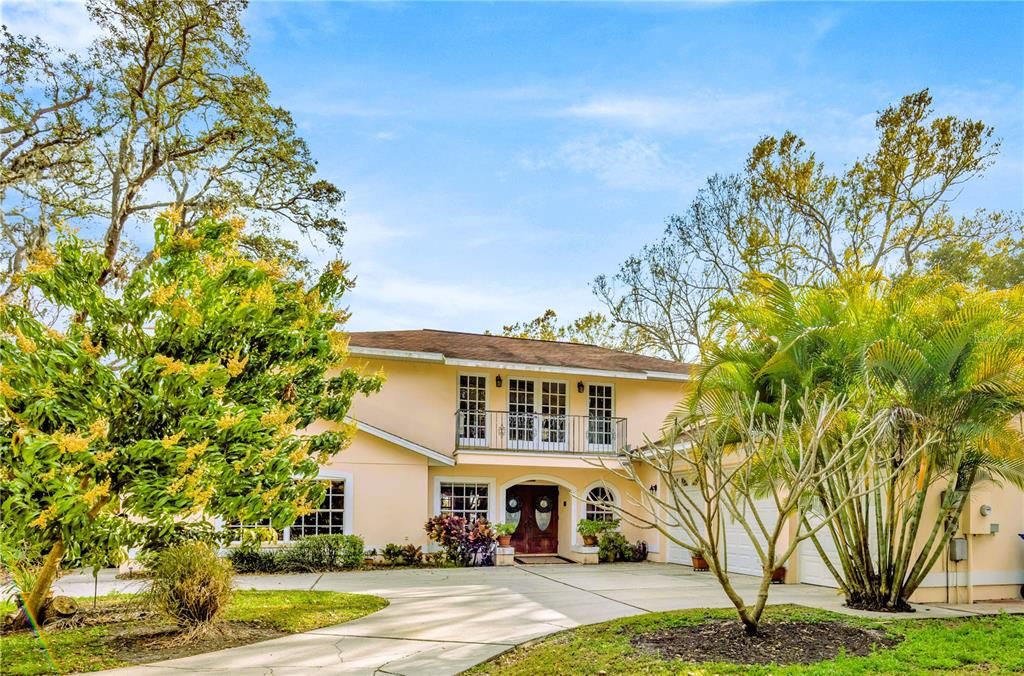 Backyard, Exterior, Facade, French Provincial