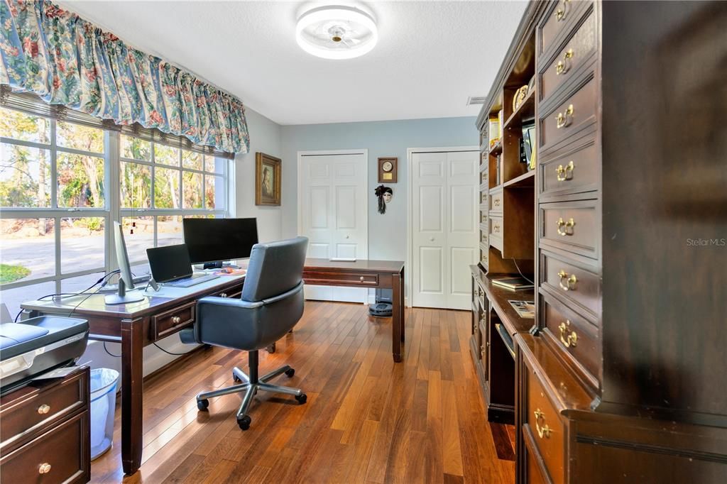 Home Office, Interior, Wood Texture Flooring