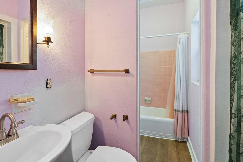 Bathroom, Interior, Wood Texture Flooring