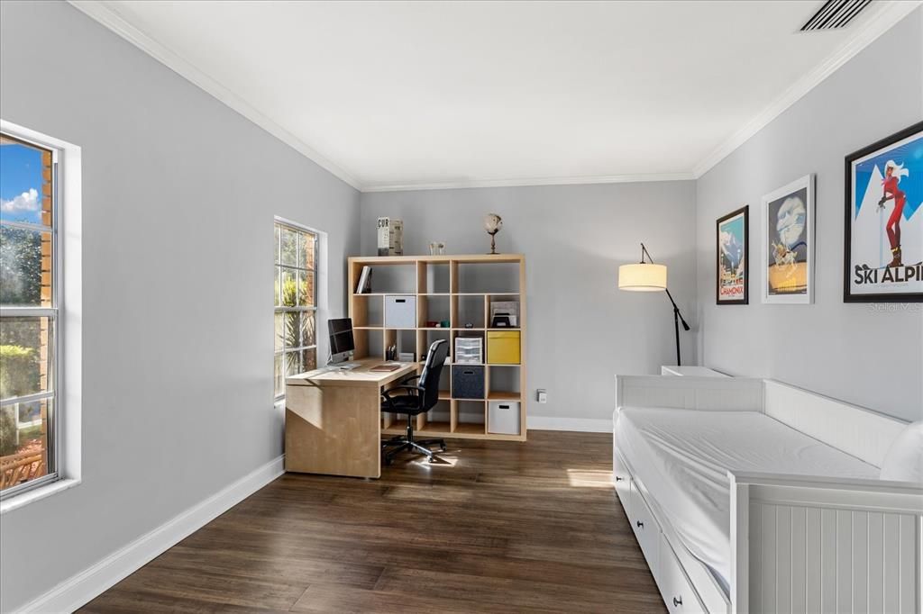 Home Office, Interior, Wood Texture Flooring
