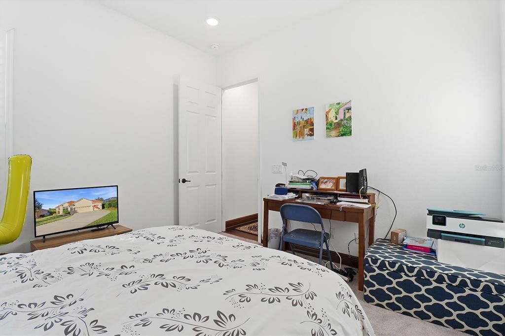 Bedroom, Home Office, Interior, Recessed Lighting