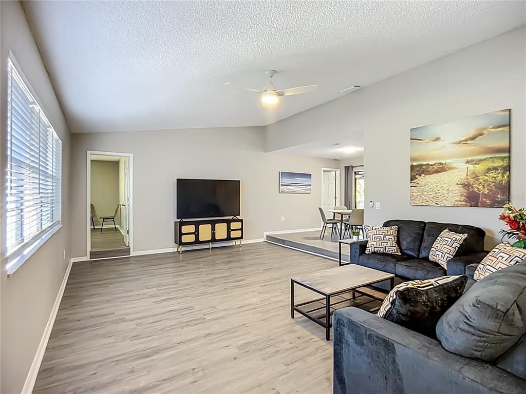 Dining room, Interior, Living room, Wood Texture Flooring