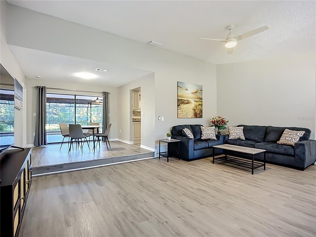 Dining room, Interior, Living room, Wood Texture Flooring