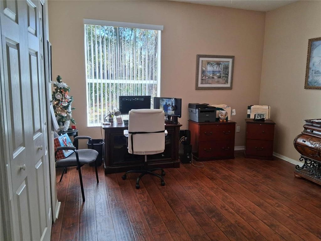 Home Office, Interior, Wood Texture Flooring