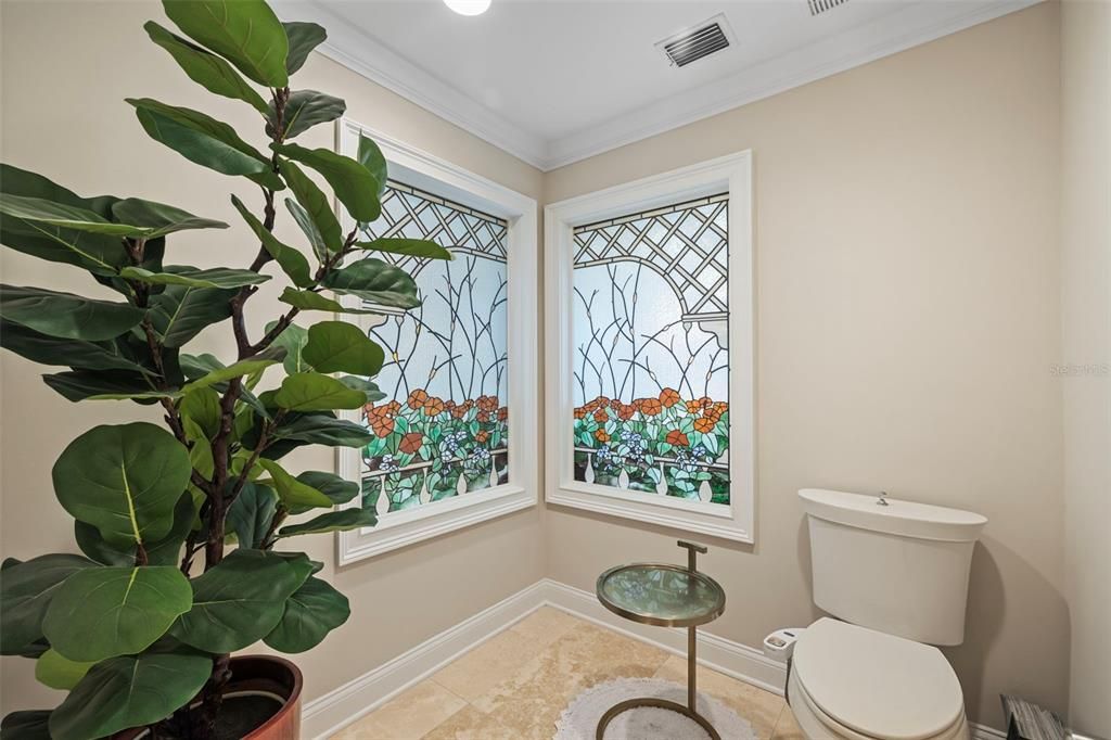 Bathroom, Interior, Recessed Lighting