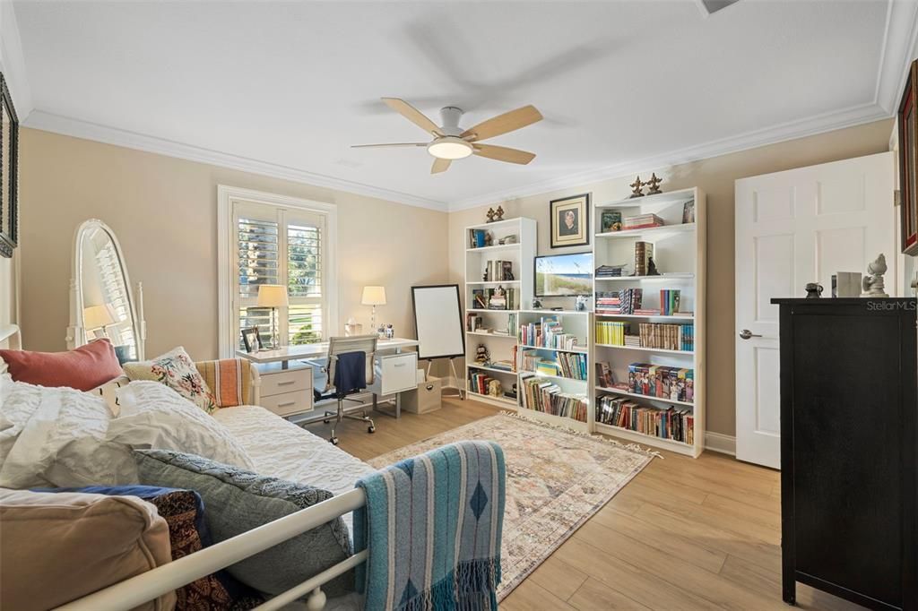 Home Office, Interior, Wood Texture Flooring