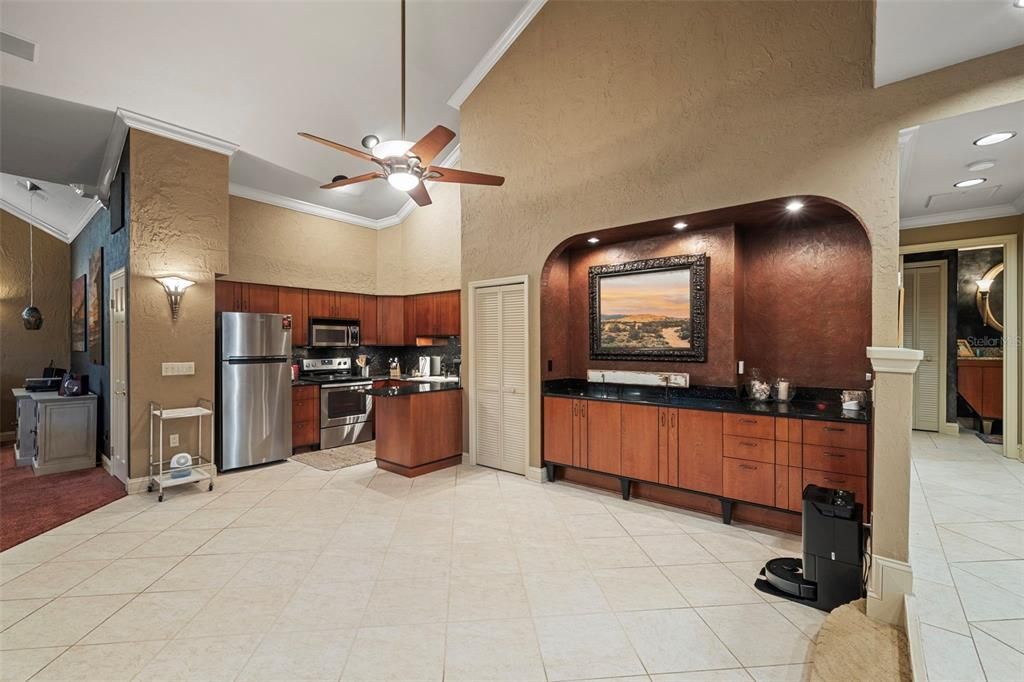 Interior, Kitchen, Recessed Lighting, Stainless Steel Appliances