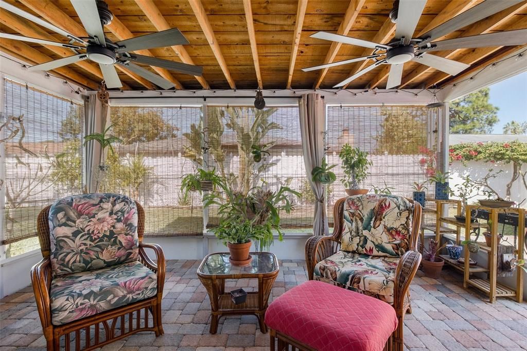 Interior, Sun Room, Wooden Beams, Wooden Ceilings