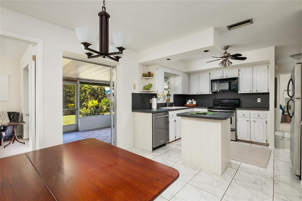 Interior, Kitchen, Marble