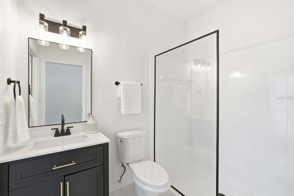 Bathroom, Glass Shower, Interior