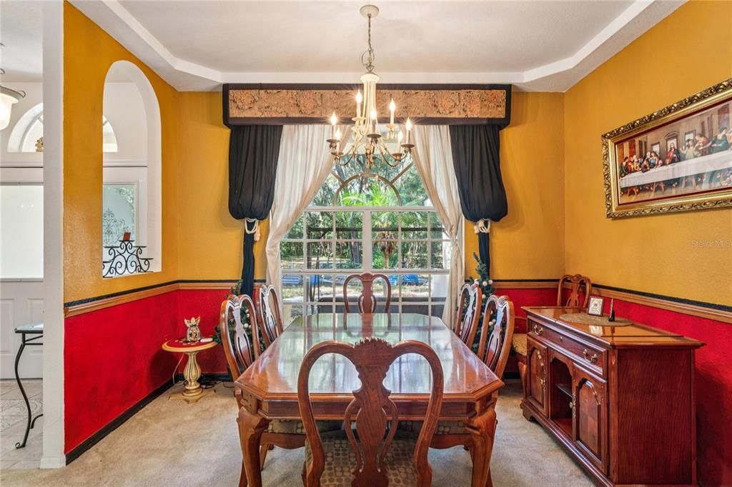 Chandelier, Dining room, Interior