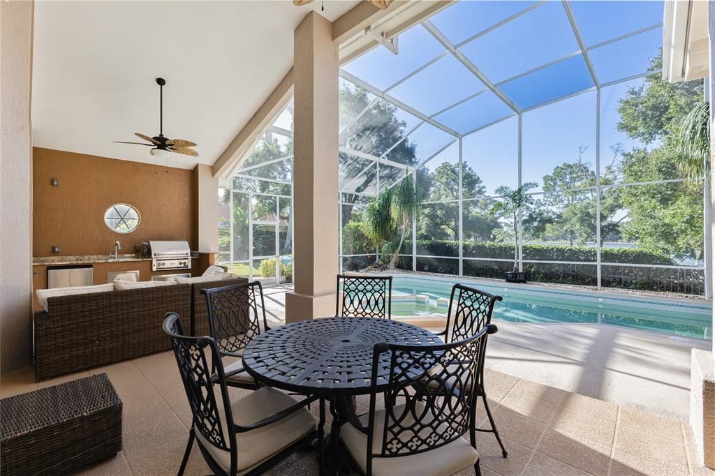 Dining room, Glass Ceilings, Interior, Pool, Sun Room