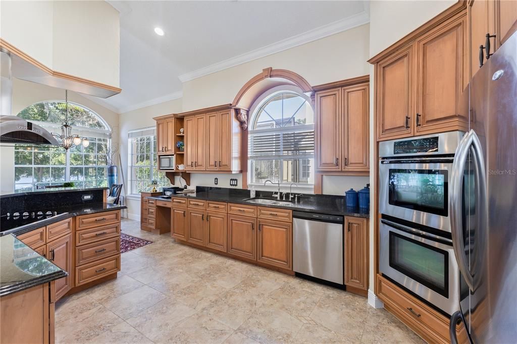 Interior, Kitchen, Recessed Lighting, Stainless Steel Appliances