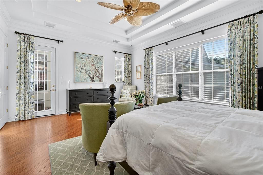 Bedroom, Interior, Wood Texture Flooring