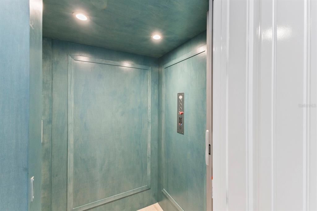 Elevator, Interior, Recessed Lighting
