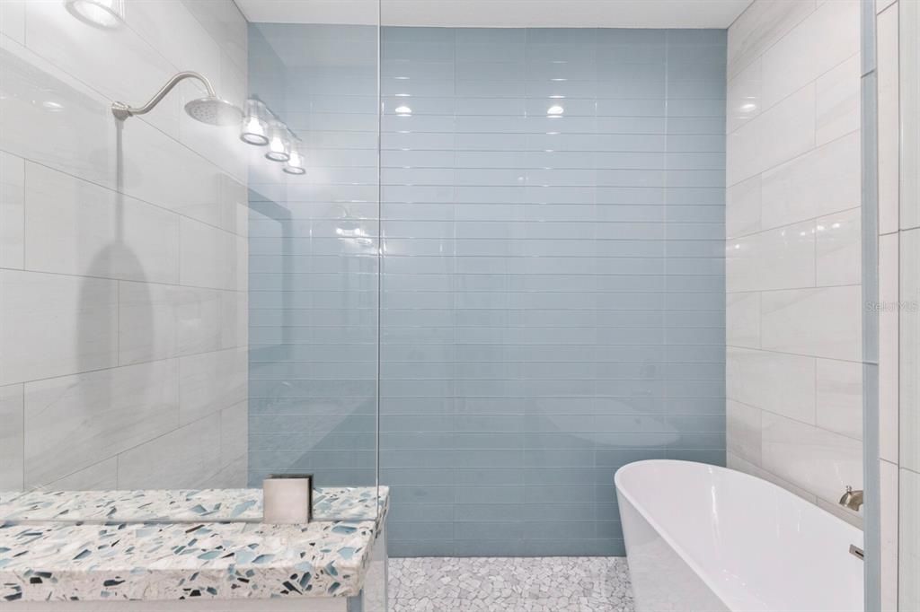 Bathroom, Glass Shower, Interior