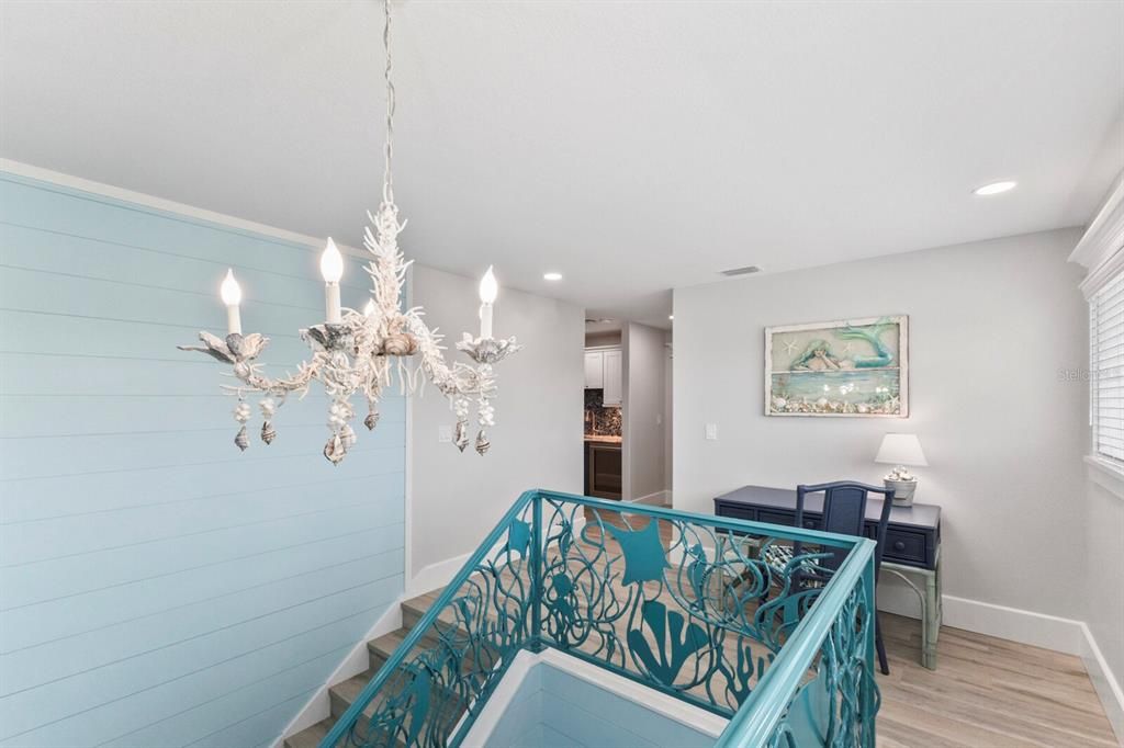 Chandelier, Interior, Recessed Lighting, Wood Texture Flooring