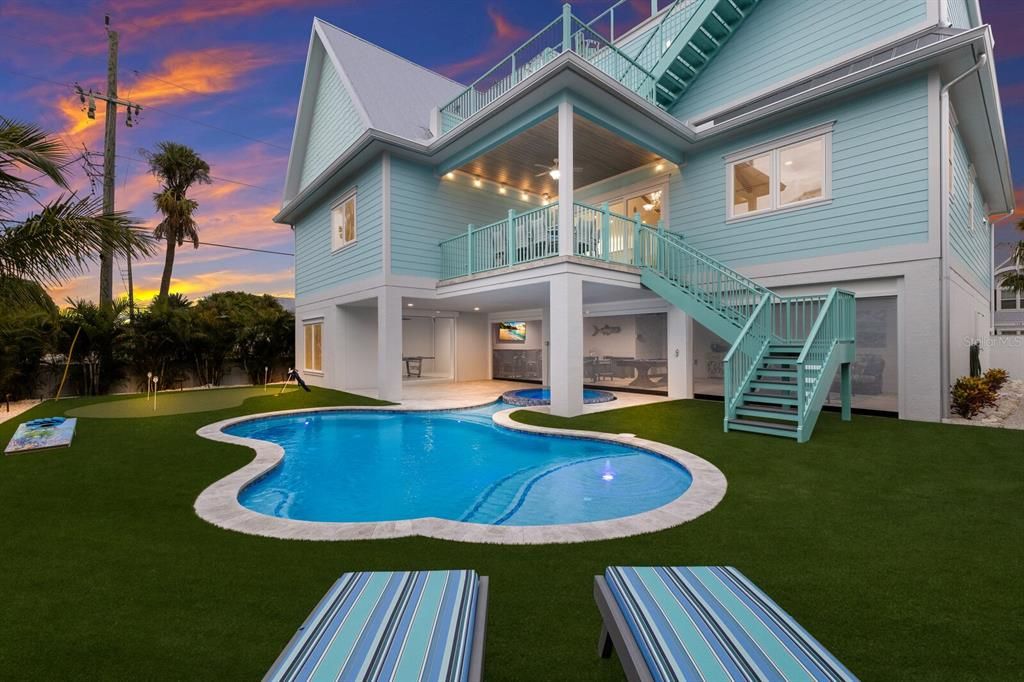 Backyard, Exterior, Pool