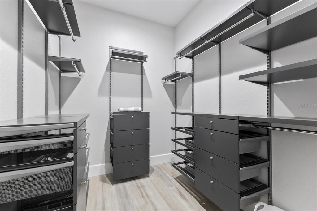 Interior, Walk-in Closets, Wood Texture Flooring