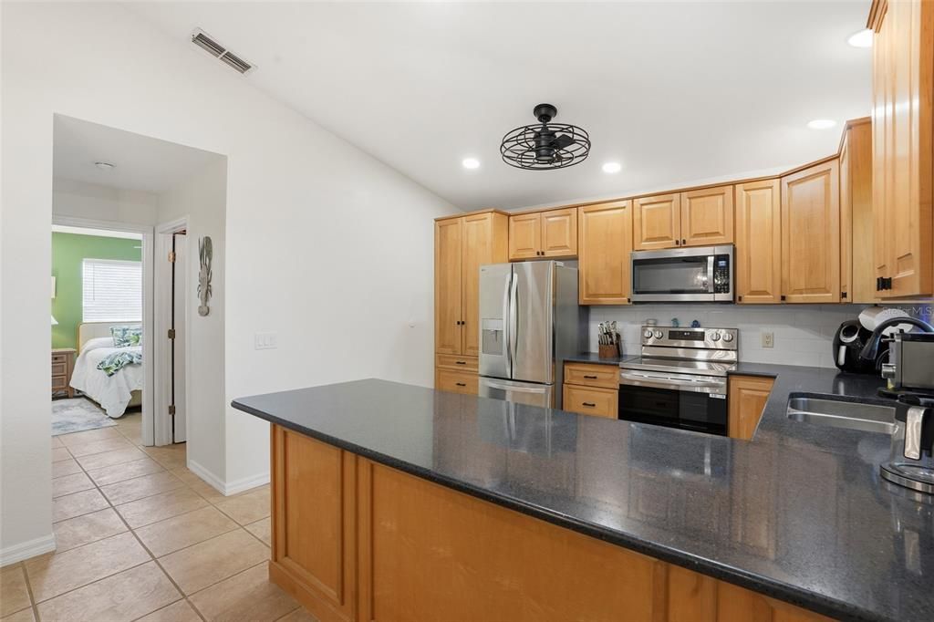 Interior, Kitchen, Recessed Lighting, Stainless Steel Appliances