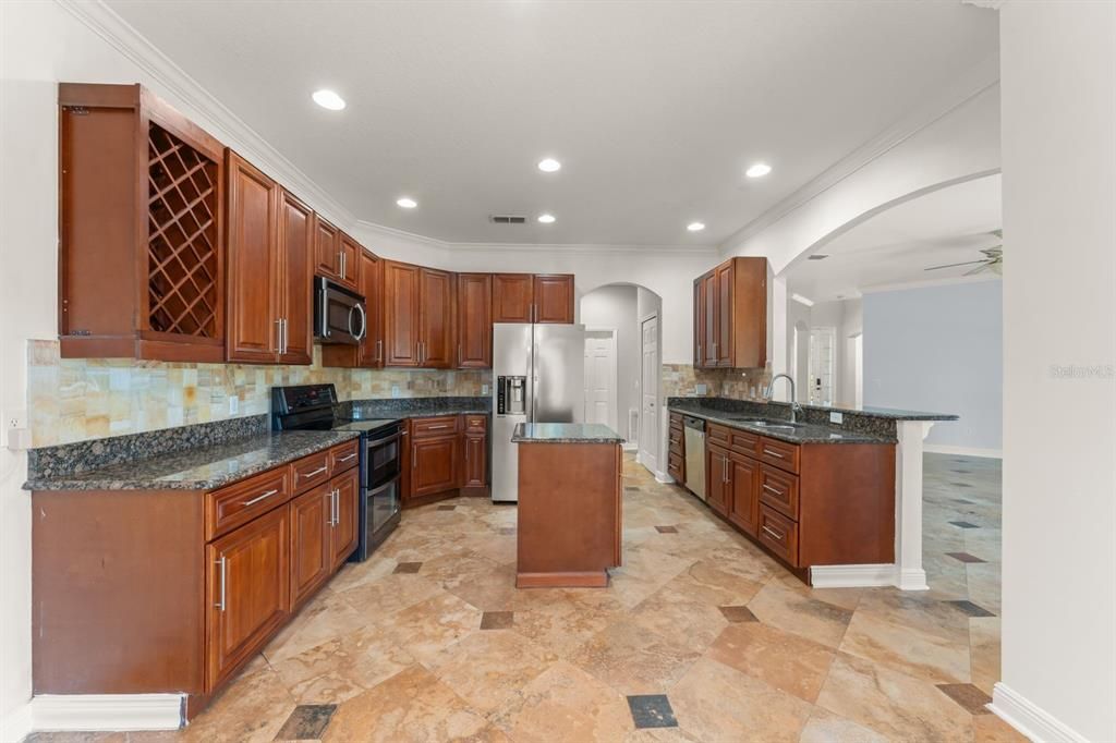 Interior, Kitchen, Recessed Lighting, Stainless Steel Appliances