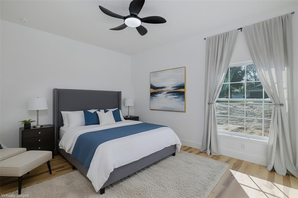 Bedroom, Interior, Wood Texture Flooring