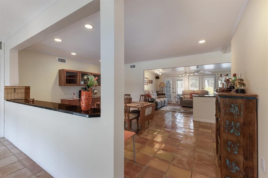 Interior, Living room, Recessed Lighting
