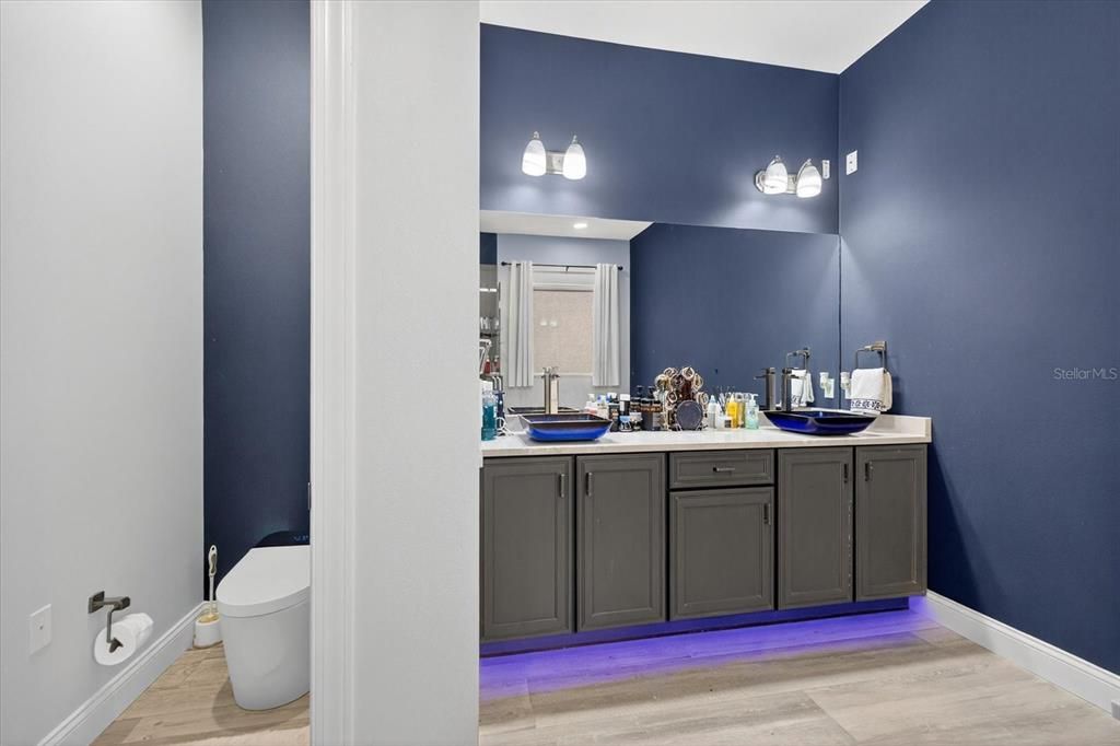 Bathroom, Interior, Wood Texture Flooring