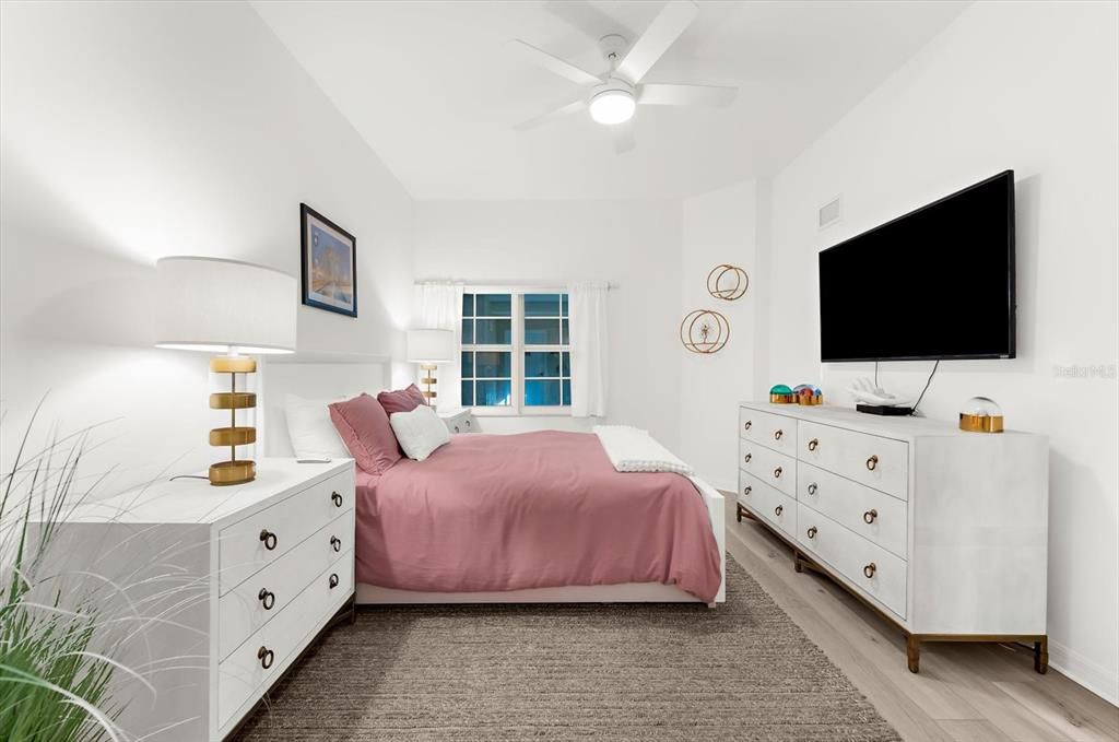 Bedroom, Interior, Wood Texture Flooring