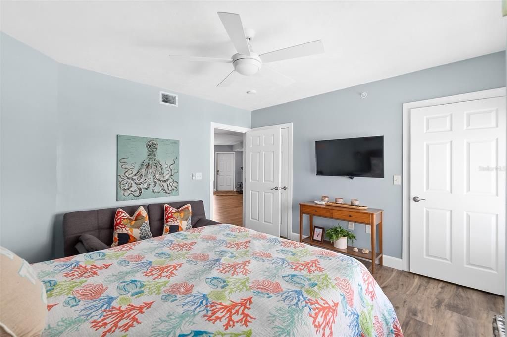 Bedroom, Interior, Wood Texture Flooring