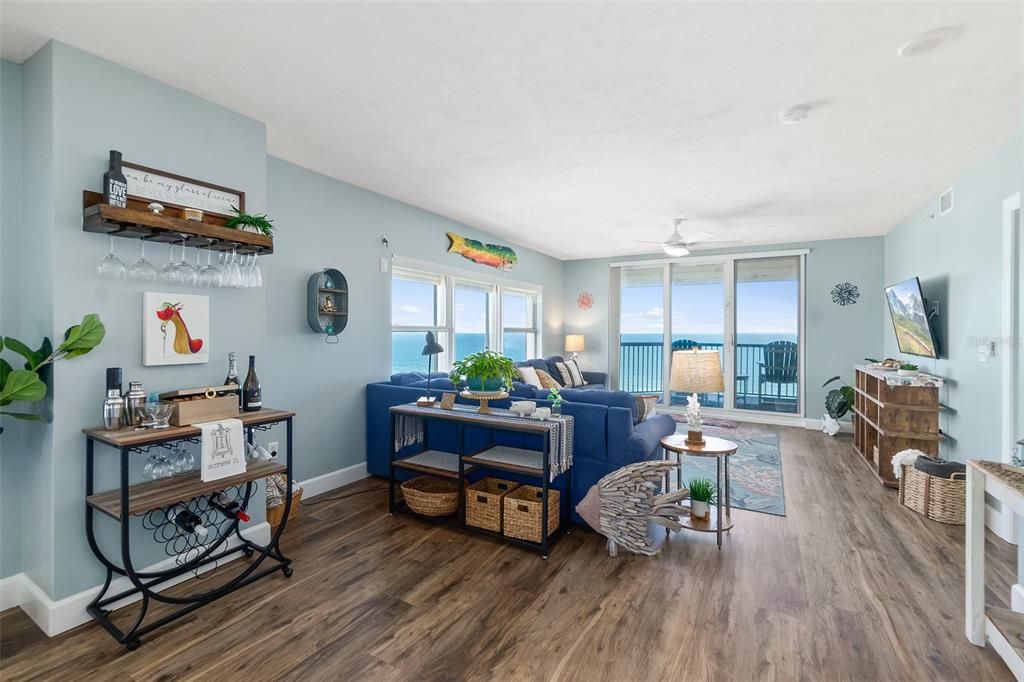 Interior, Living room, Water, Wood Texture Flooring