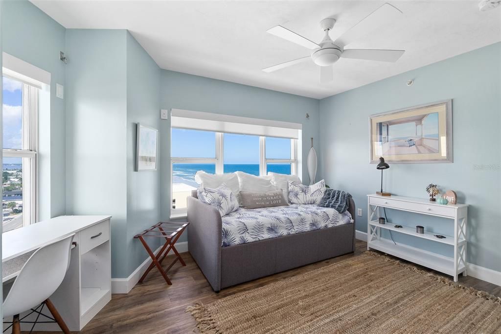 Bedroom, Interior, Water, Wood Texture Flooring