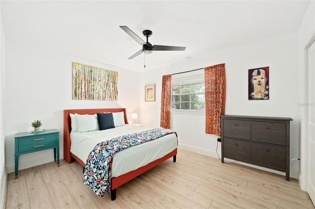 Bedroom, Interior, Wood Texture Flooring