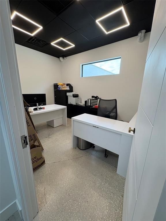 Home Office, Interior, Recessed Lighting