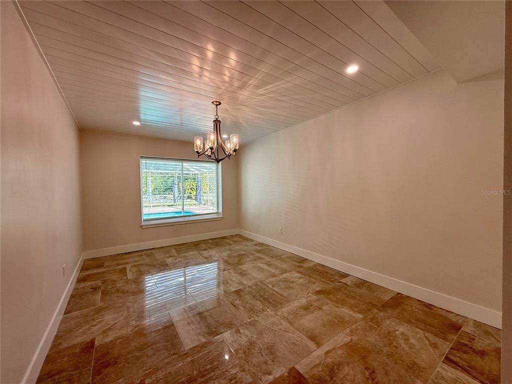 Chandelier, Empty room, Interior, Recessed Lighting