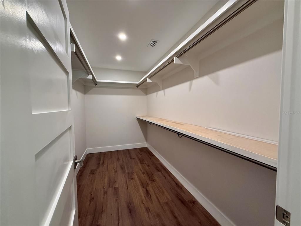 Interior, Recessed Lighting, Walk-in Closets, Wood Texture Flooring