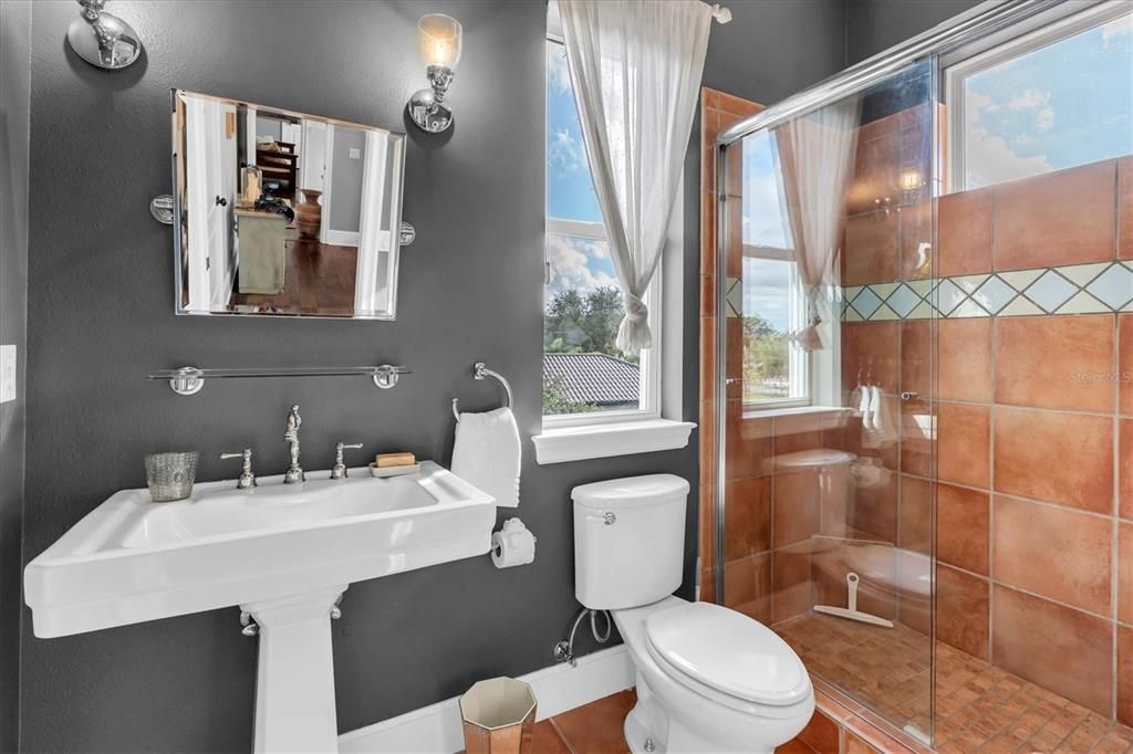 Bathroom, Glass Shower, Interior