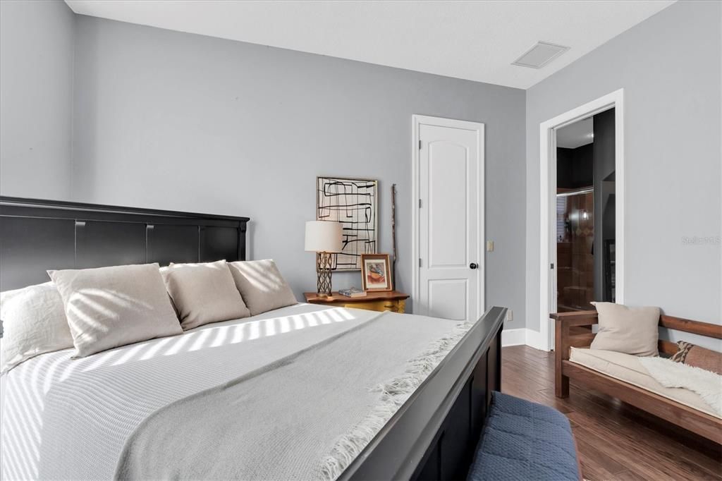 Bedroom, Interior, Wood Texture Flooring