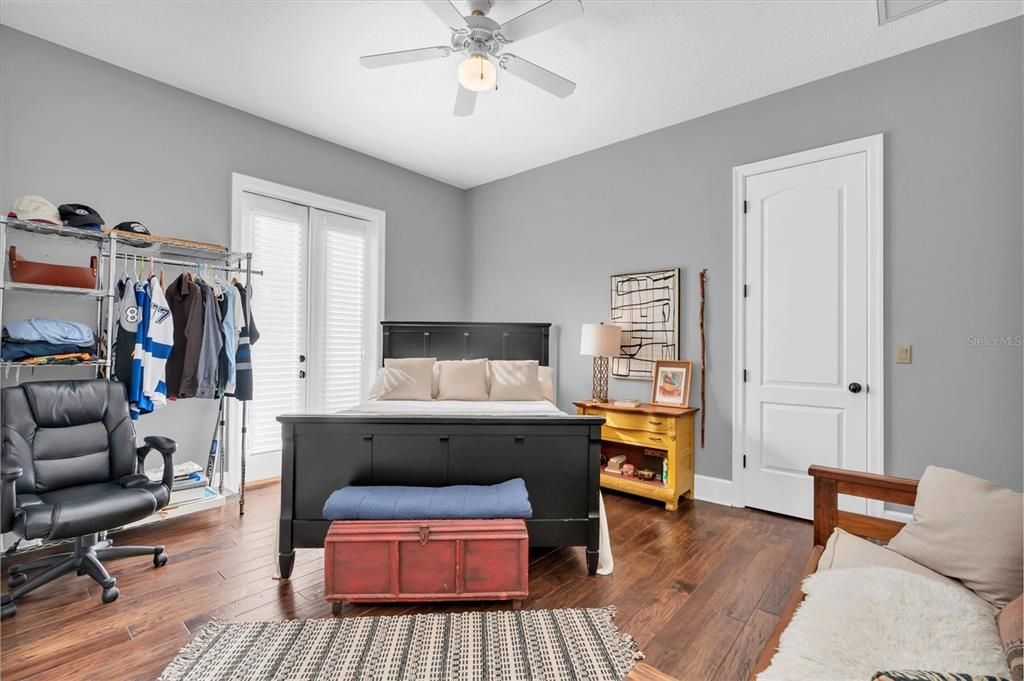 Bedroom, Interior, Wood Texture Flooring