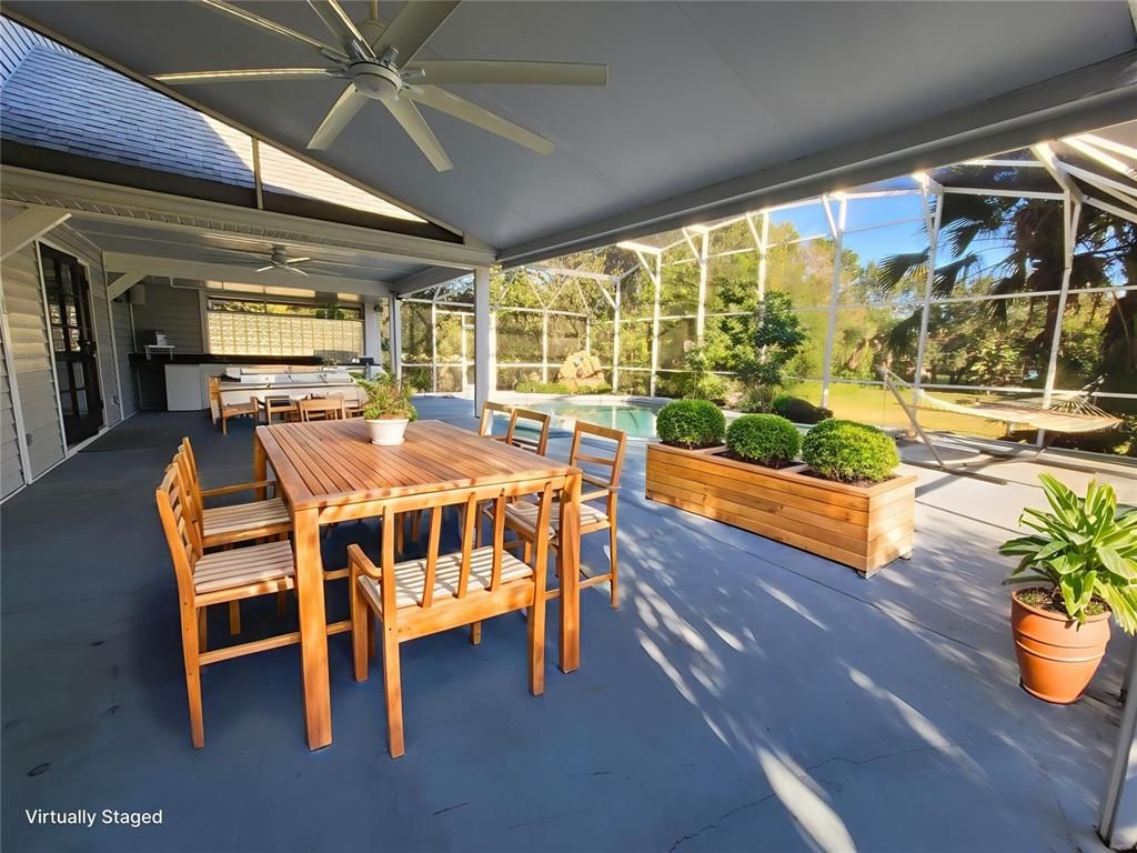 Dining room, Glass Ceilings, Interior, Pool, Sun Room
