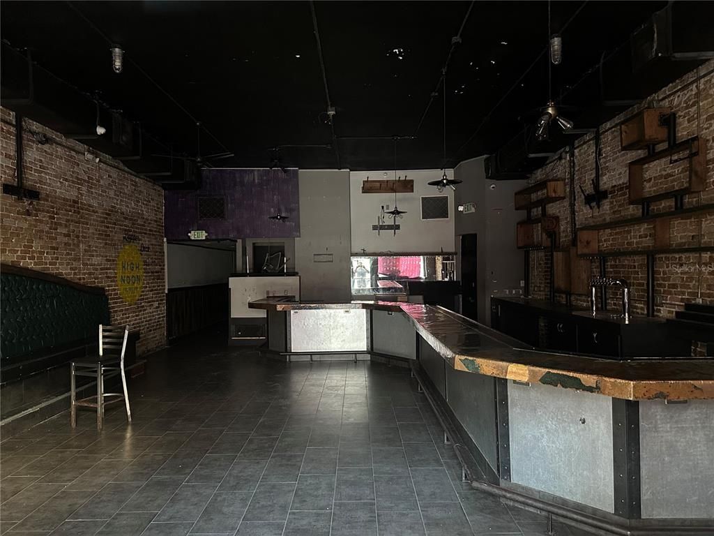 Interior, Pendant Lights, Stone Walls