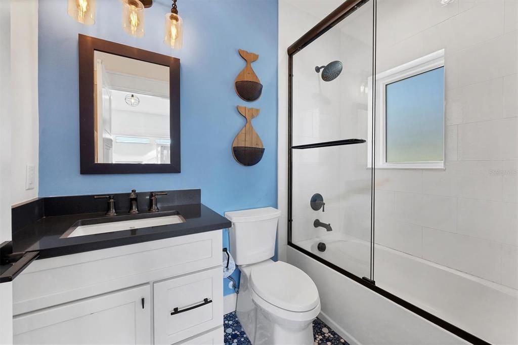 Bathroom, Glass Shower, Interior