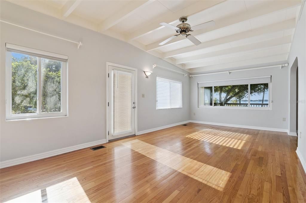 Empty room, Interior, Wood Texture Flooring