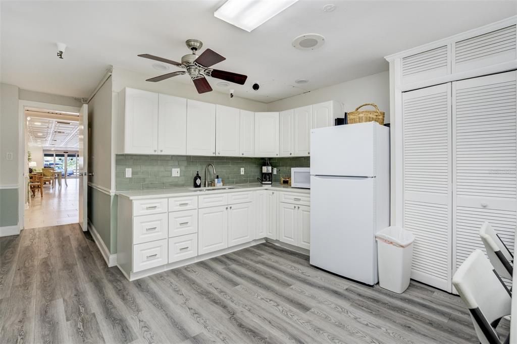 Interior, Kitchen, Wood Texture Flooring
