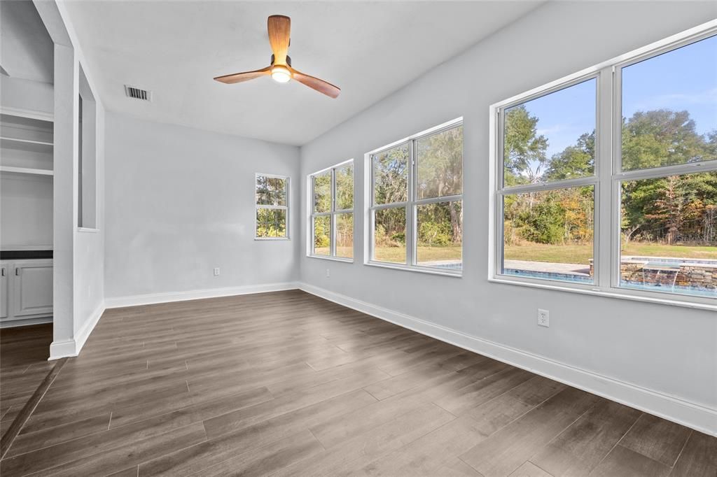 Empty room, Interior, Wood Texture Flooring