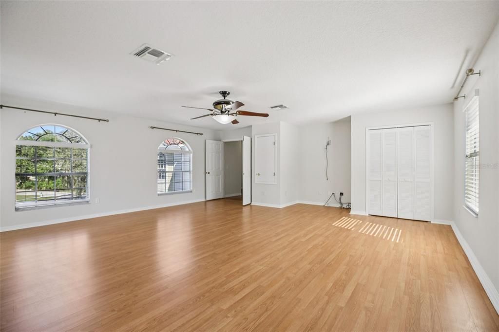 Empty room, Interior, Wood Texture Flooring